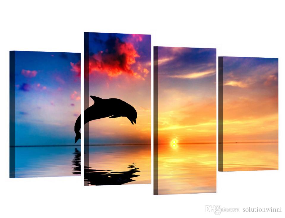 48 24 Panoramic 4 Panel Splits Rolled Digital Printed Canvas,  Design/pattern: Digitally-printed at Rs 920/piece in Ghaziabad